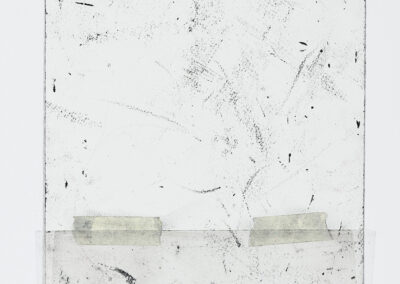 DUETT Resonanzen | 2020 | Das Nichts ewig Verso | Ölkreide auf Papier | 20 cm x 30 cm | © Martina Stürzl-Koch